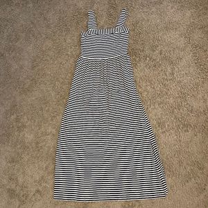 Loft Striped Maxi Dress